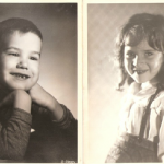 Photos of young Glenn and Suzanne