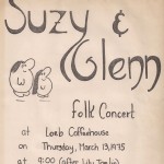 Poster from an early gig at New York University