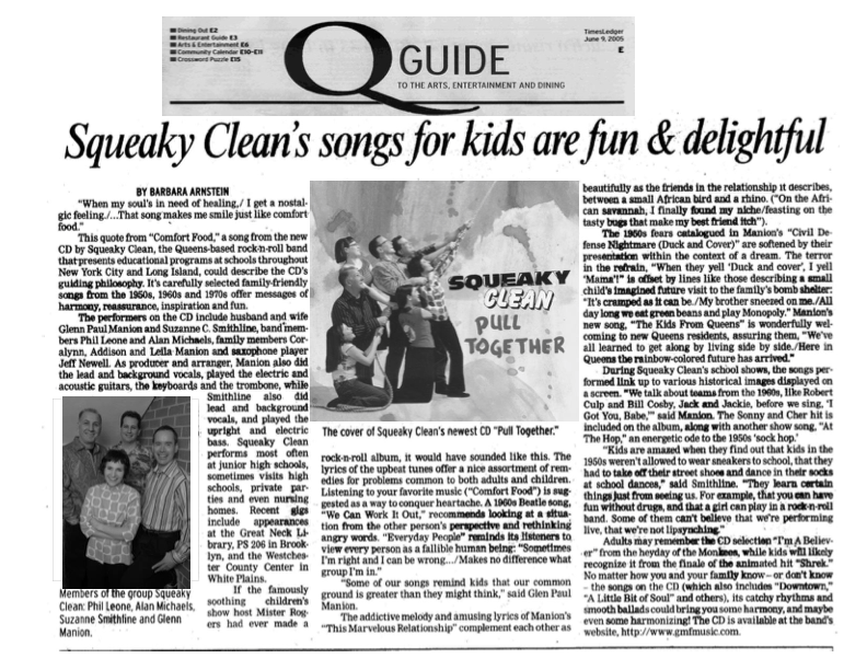 Review of "Pull Together" CD in Queens Times-Ledger